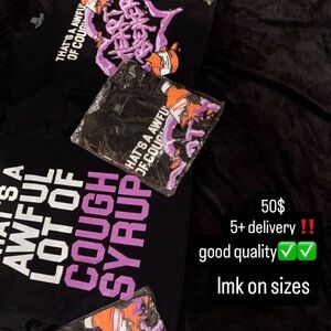 Men's Black and Purple Graphic Casual Shirt